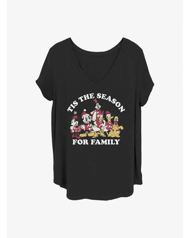 Disney Mickey Mouse Family Season Girls T-Shirt Plus Size $11.56 T-Shirts