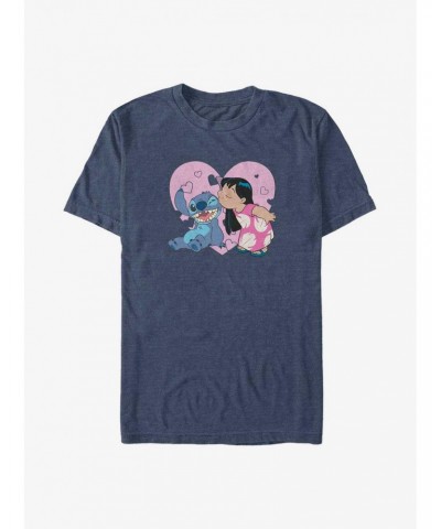 Disney Lilo & Stitch Valentine Kisses Big & Tall T-Shirt $11.36 T-Shirts