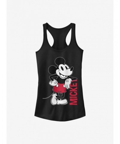 Disney Mickey Mouse Mickey Leaning Girls Tank $9.21 Tanks