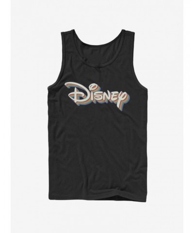 Disney Classic Disney Retro Rainbow Logo Tank $8.72 Tanks