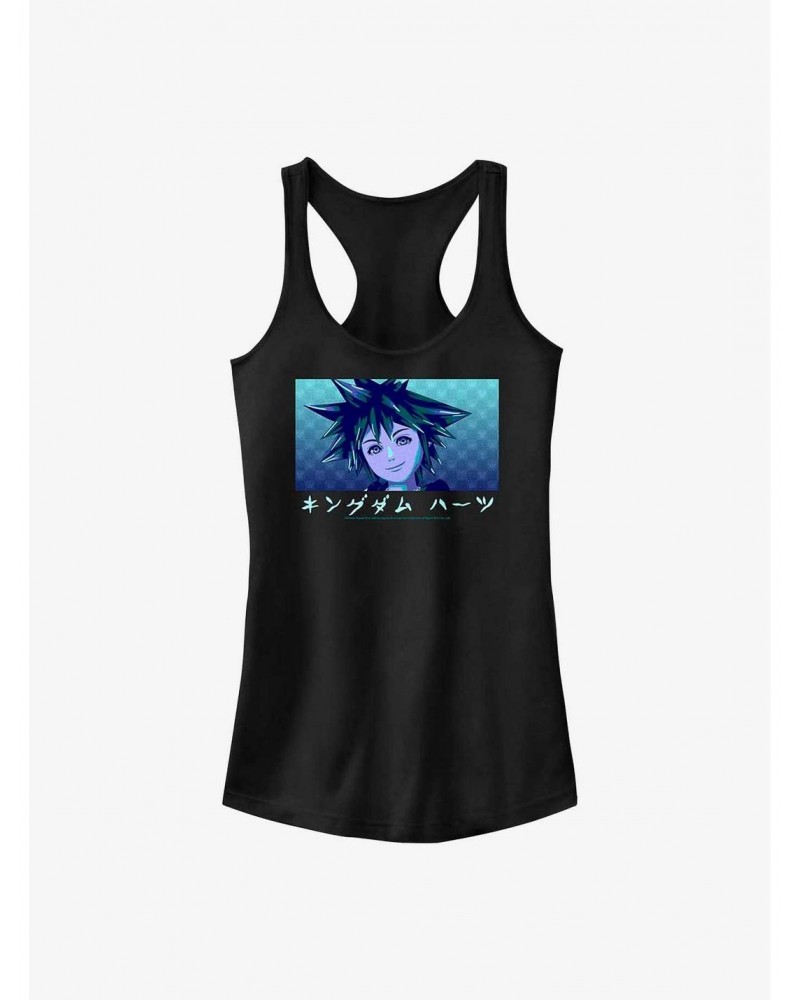 Kingdom Hearts Sora Portrait Girls Tank $9.71 Tanks