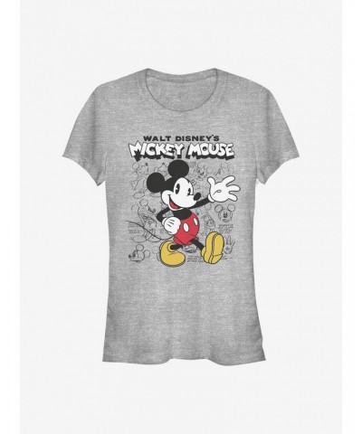 Disney Mickey Mouse Sketchbook Girls T-Shirt $8.96 T-Shirts