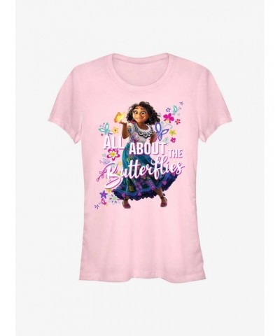 Disney Encanto All Butterflies Girl's T-Shirt $7.47 T-Shirts