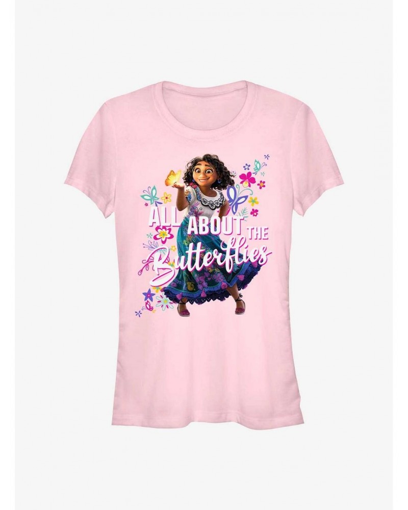 Disney Encanto All Butterflies Girl's T-Shirt $7.47 T-Shirts