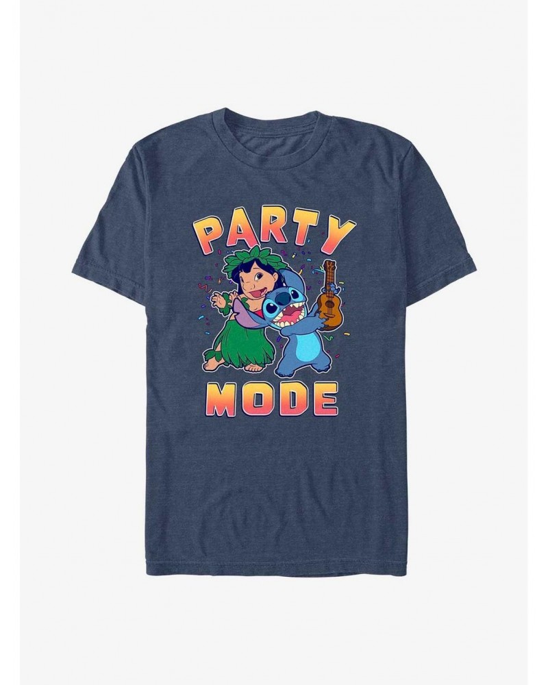 Disney Lilo & Stitch Party Mode T-Shirt $8.13 T-Shirts