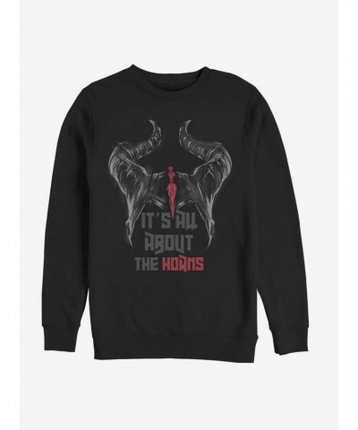 Disney Maleficent: Mistress Of Evil It's All About The Horns Sweatshirt $13.28 Sweatshirts