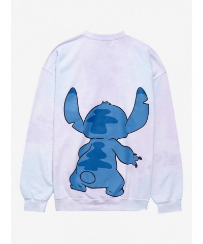 Disney Stitch Tie-Dye Girls Sweatshirt Plus Size $24.71 Sweatshirts