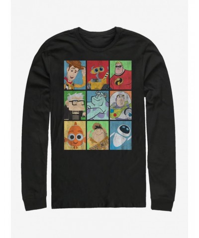 Disney Pixar Lineup Long-Sleeve T-Shirt $13.82 T-Shirts