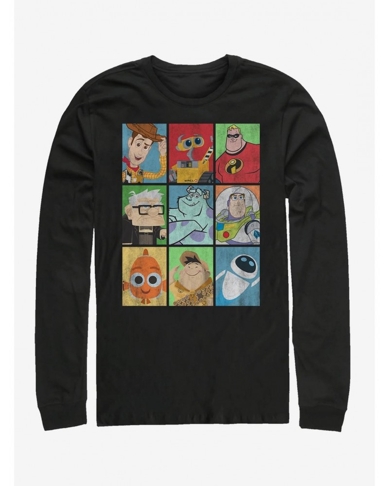 Disney Pixar Lineup Long-Sleeve T-Shirt $13.82 T-Shirts