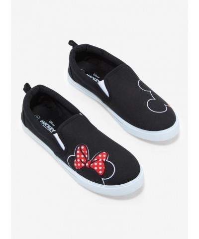 Disney Mickey Mouse & Minnie Mouse Slip-On Sneakers $18.88 Sneakers