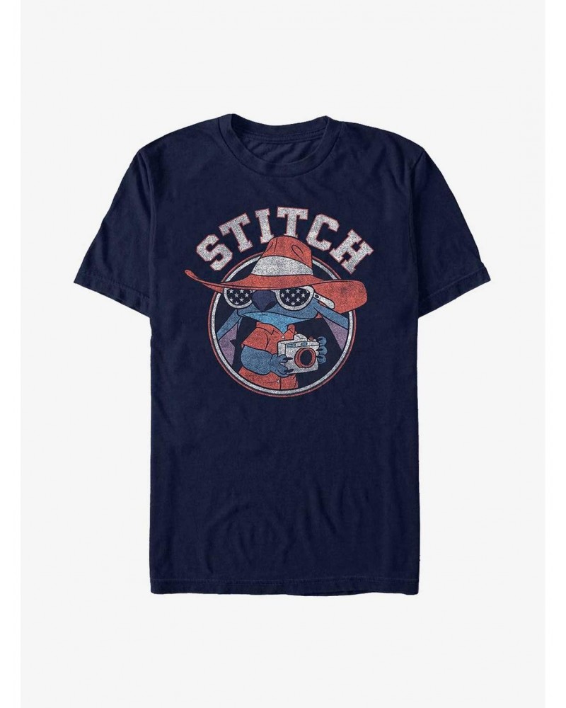 Disney Lilo & Stitch Tourist Stitch T-Shirt $9.08 T-Shirts