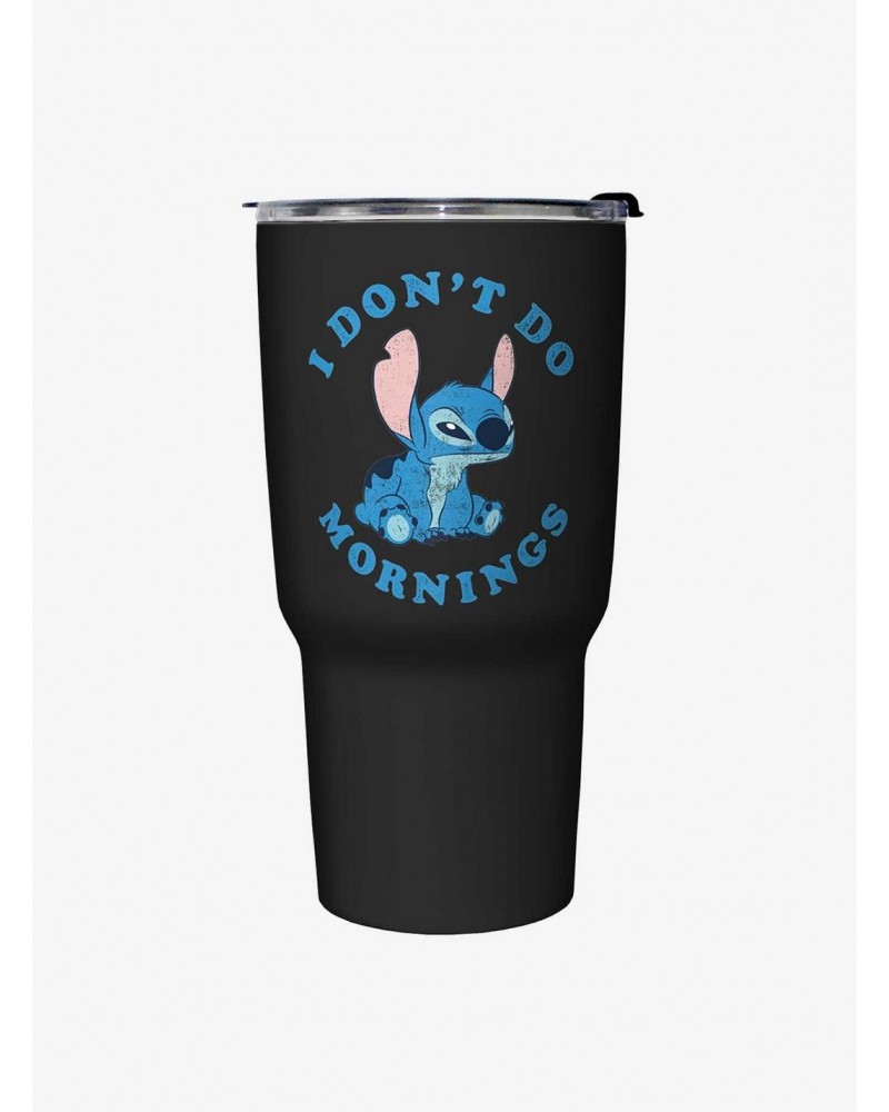 Disney Lilo & Stitch No Mornings Travel Mug $11.66 Mugs