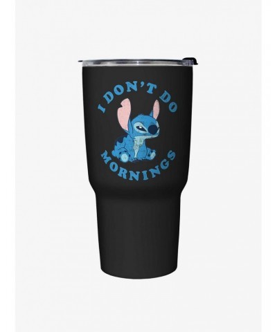 Disney Lilo & Stitch No Mornings Travel Mug $11.66 Mugs