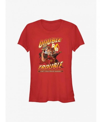 Disney Chip 'n Dale: Rescue Rangers Double Trouble Girls T-Shirt $9.96 T-Shirts